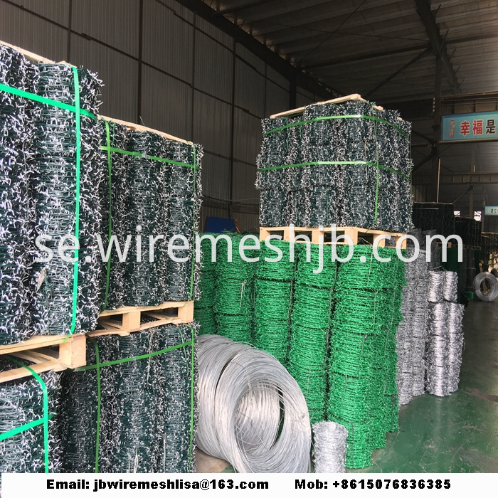 Galvanized and PVC Coated Barbed Wire